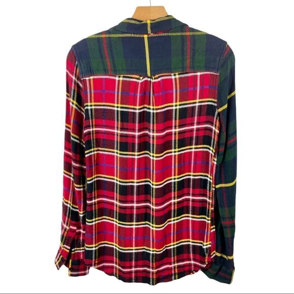 𝅺ICONE by Simons Mixed Plaid Shirt Size XS - Picture 3 of 5